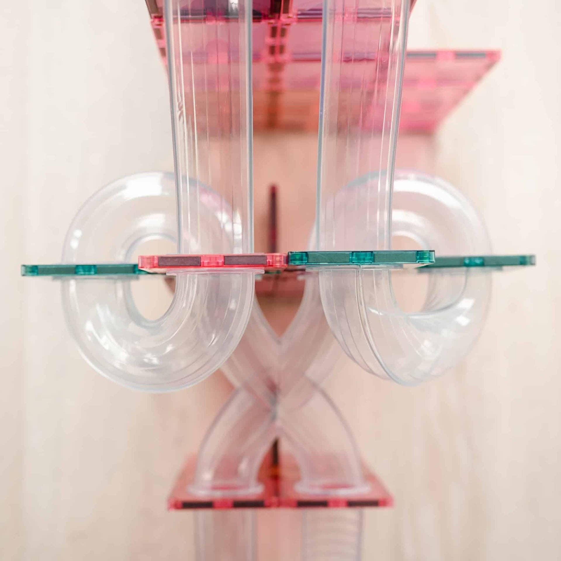 CONNETIX - Wholesale Building Set - Kids - CONNETIX Pastel Ball Run Expansion Pack, 80 Pieces8