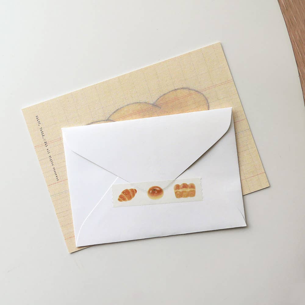 Suatelier design - Vente Rubans adhésifs Washi - Suatelier Masking Tape – 712 Illustr.08 (Pains illustrés)1