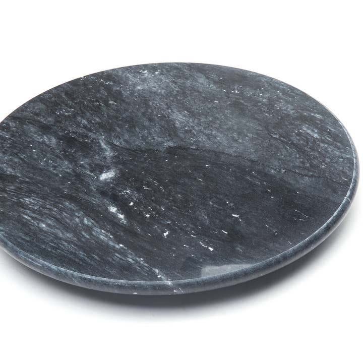 Fox Run Brands - Wholesale Lazy Susan - Fox Run Marble Lazy Susan, Black, 11.75" x 11.75" x 1.5"1