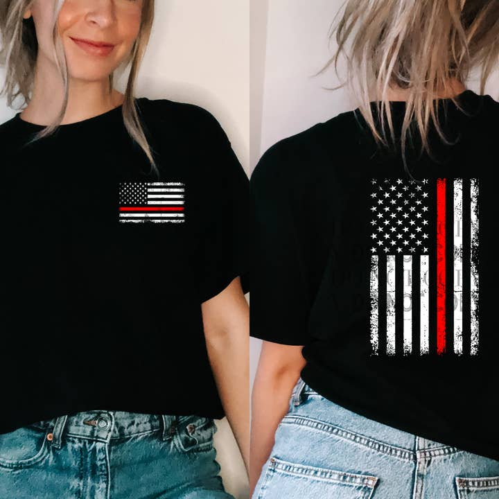 Fire Service - Red Line Flag for wholesale by Cash & Drix Wholesale