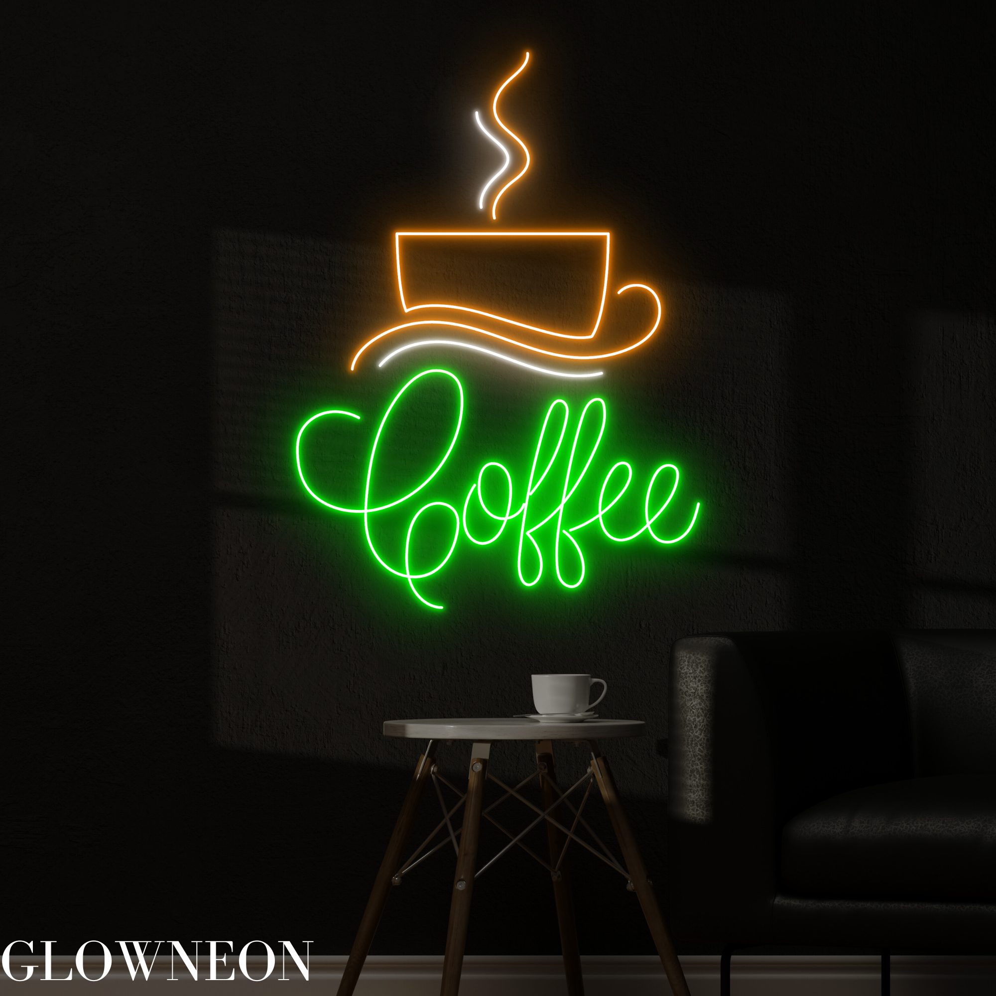 Glow Neon - Wholesale Neon Sign - Coffee Cup Neon Sign, Coffee Led Sign, Coffee Shop Decor2
