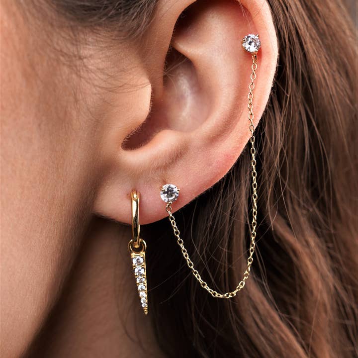 or boucles d'oreilles à pointes - grandes créoles
- grandes créoles en vente sur Faire