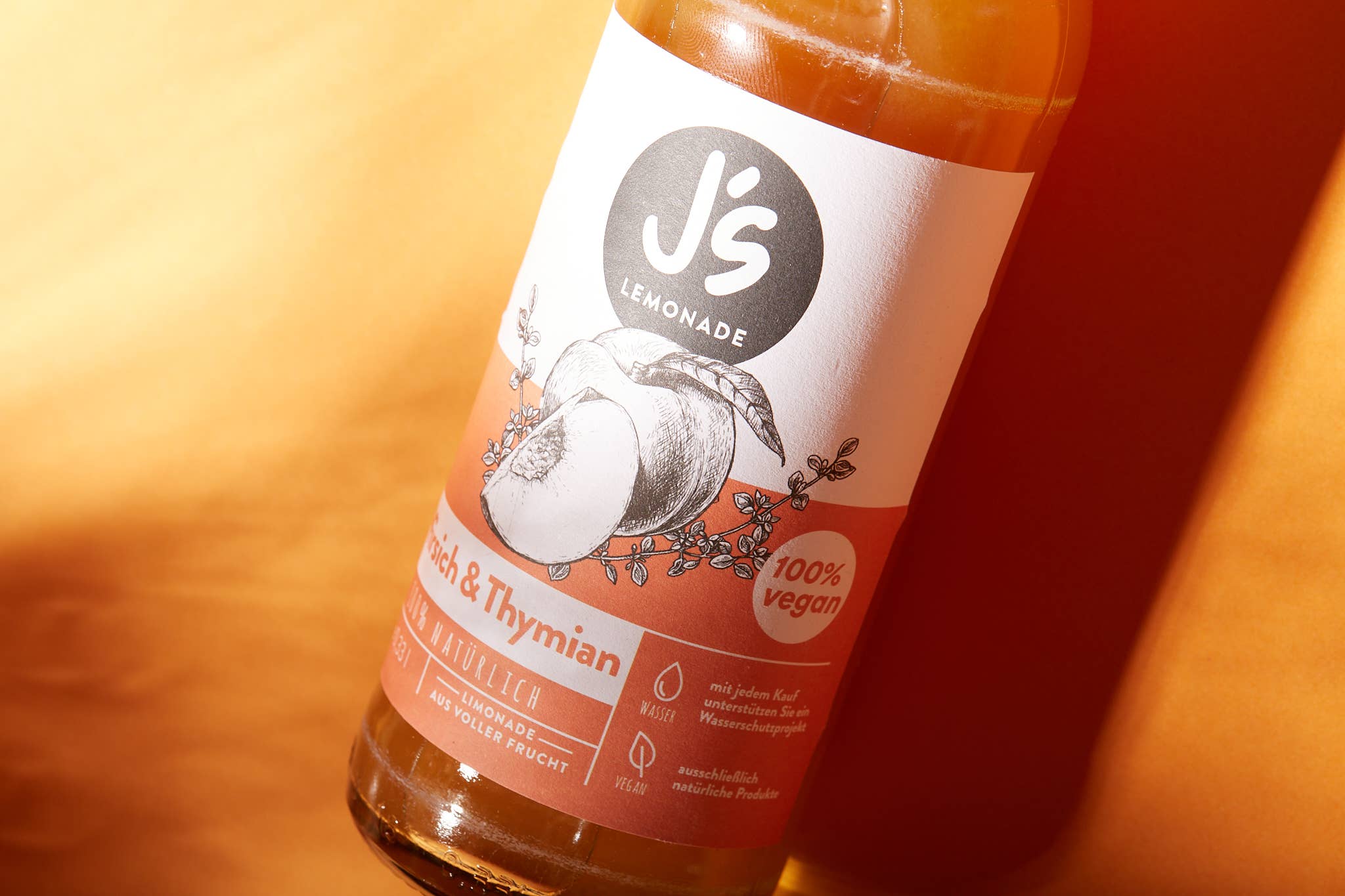 J´s Finest Beverages - Vente Sodas/boissons gazeuses - Citronnade pêche et thym2