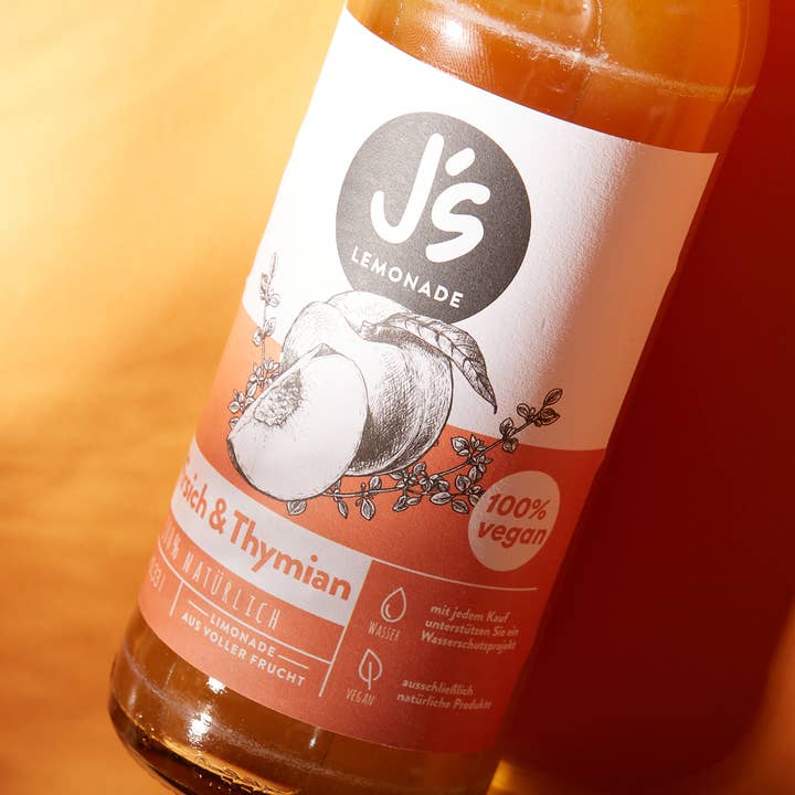 J´s Finest Beverages - Wholesale Soda/Carbonated Drink - Peach thyme2