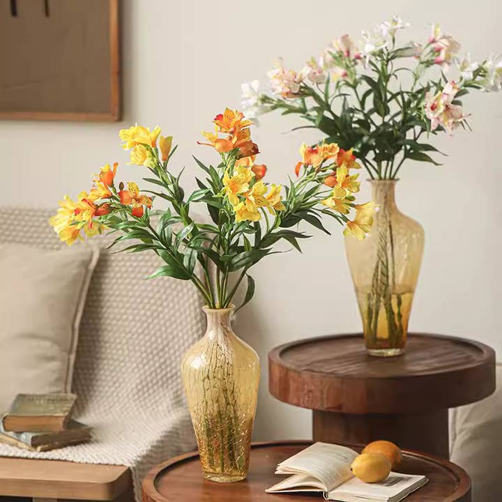 Rustic Reach - Wholesale Artificial Flowers - Artificial Peruvian Lily Stem 29.5" Tall