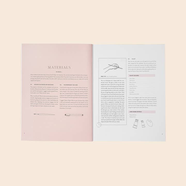 Paige Tate & Co. - Wholesale Book - Adult - Watercolor Workbook