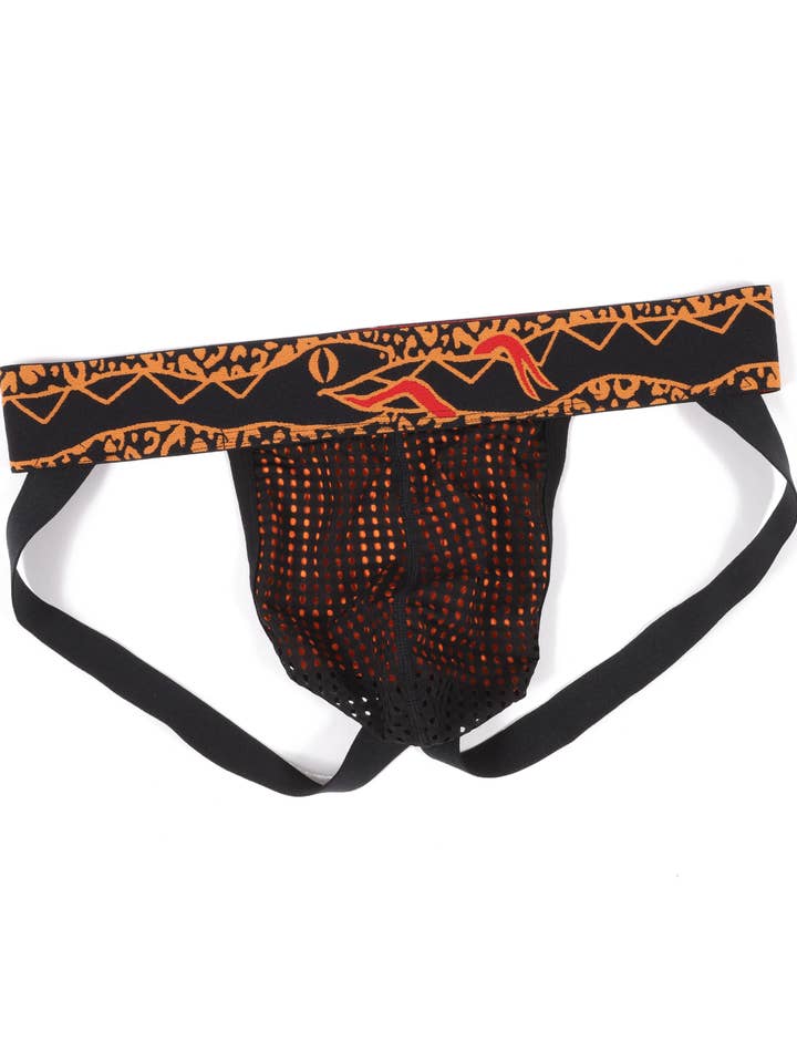 Cheetah Mesh Jock for wholesale by Pretty Snake