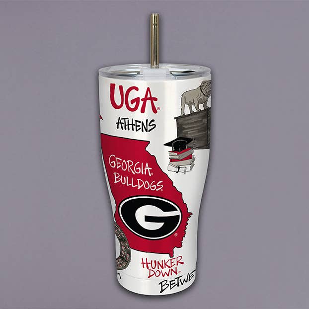 MAGNOLIA LANE - Wholesale Insulated Mug/Tumbler - UGA Icon Metal Tumbler