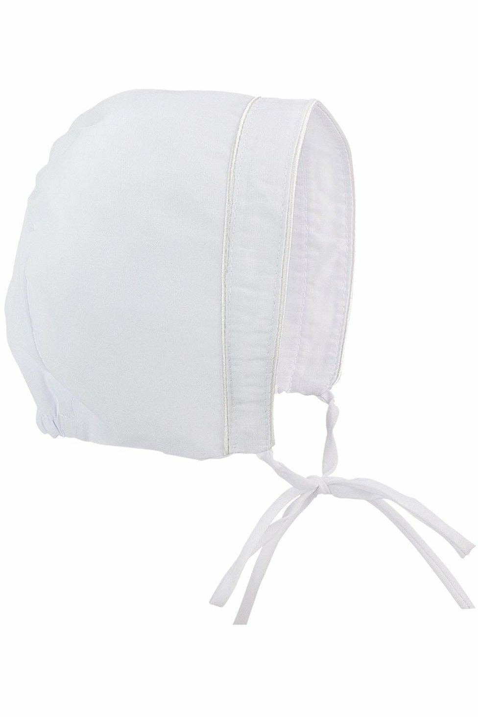 Julius Berger & Carriage Boutique - Venta al por mayor Conjunto de vestido - Bebé - Vestido de Bautizo Para Bebé Niña en Blanco Con Piqué a Mano y Gorro3