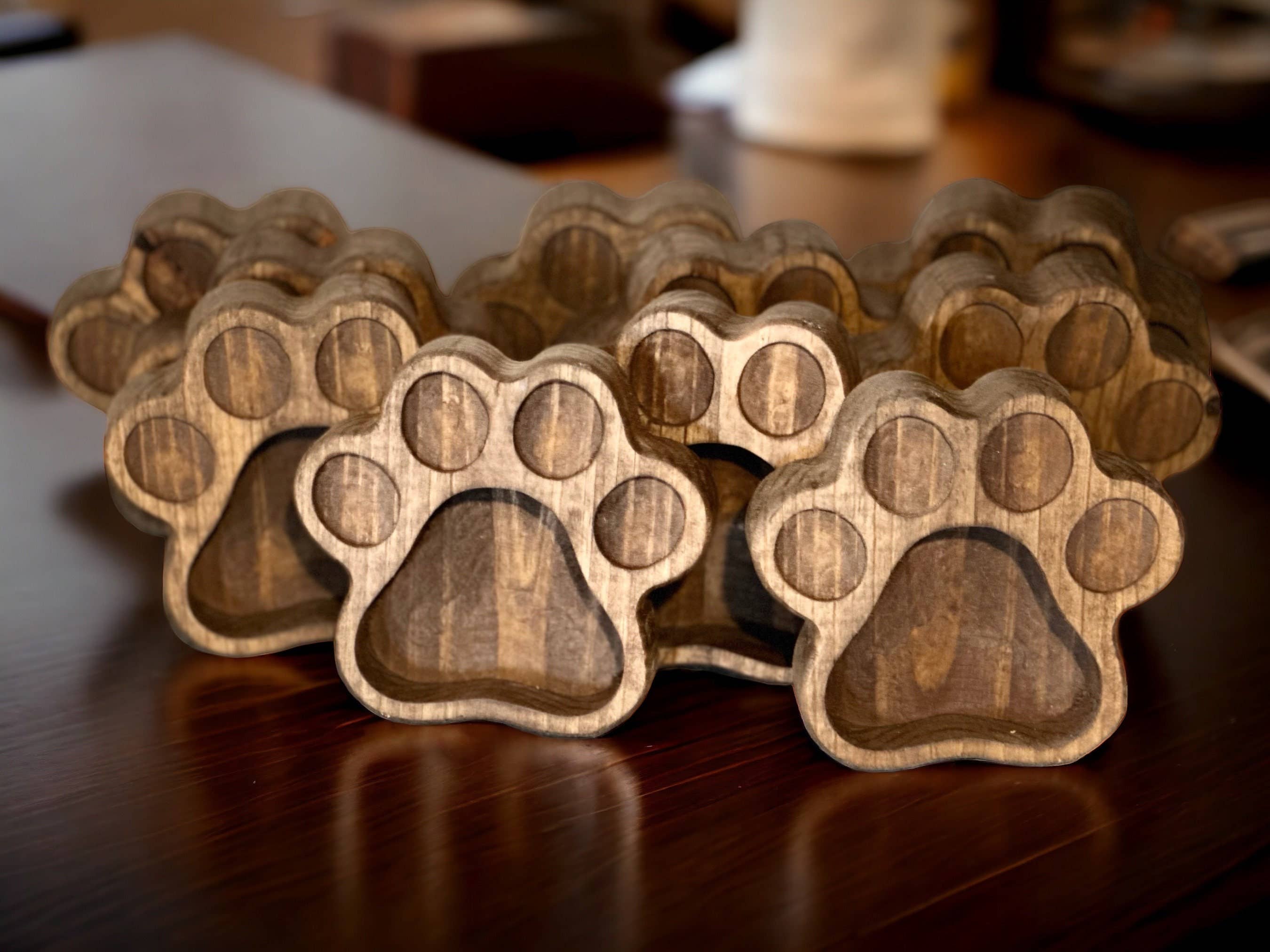 McCain's Furniture Co - Wholesale Candle Holder - Mini Paw Print Bowls - Wholesale Bundle of 10 - Candle Ready1