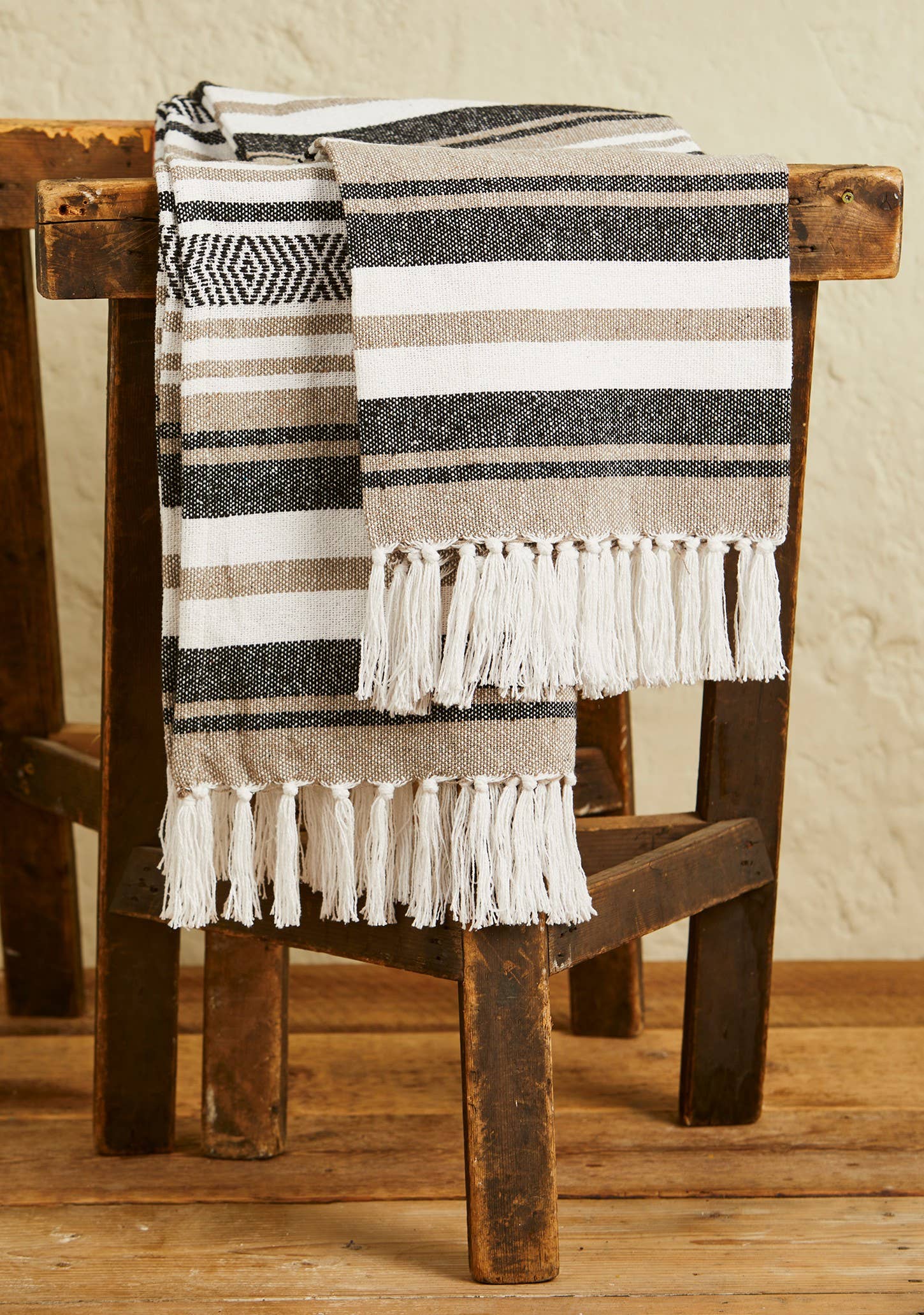 Namaste - Wholesale Throw blanket - Janya Recycled Stripe Throw2