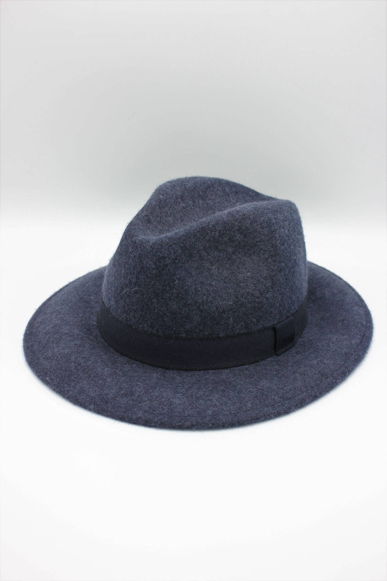 Hologramme Paris - Wholesale Fedora - Unisex - Heather Classic Wool Fedora Hat with Ribbon6