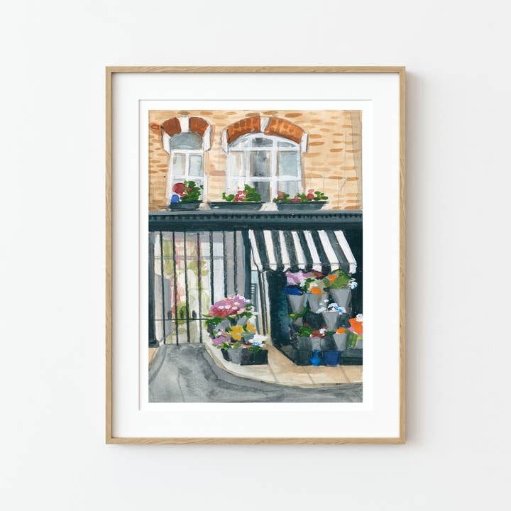 London blomstermarknad konsttryck för wholesale av Medjool Studio Art Print Shop