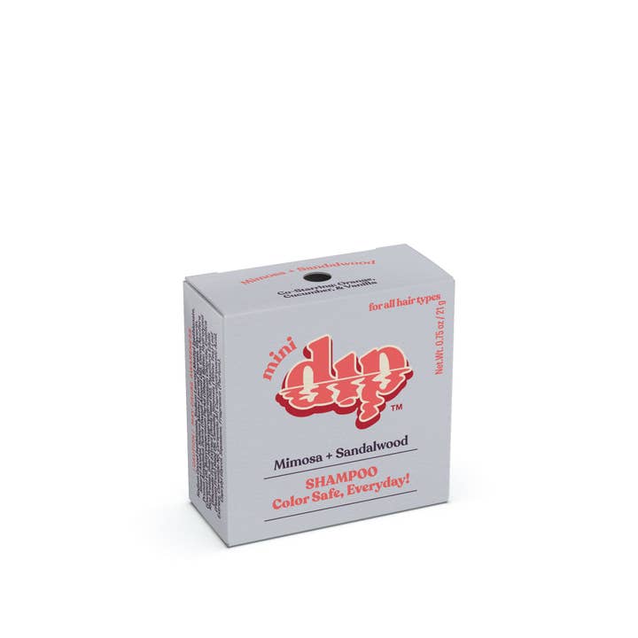 Dip - Wholesale Shampoo Puck/Solid Shampoo - Mini Dip Color Safe Shampoo Bar for Every Day - Mimosa & San
