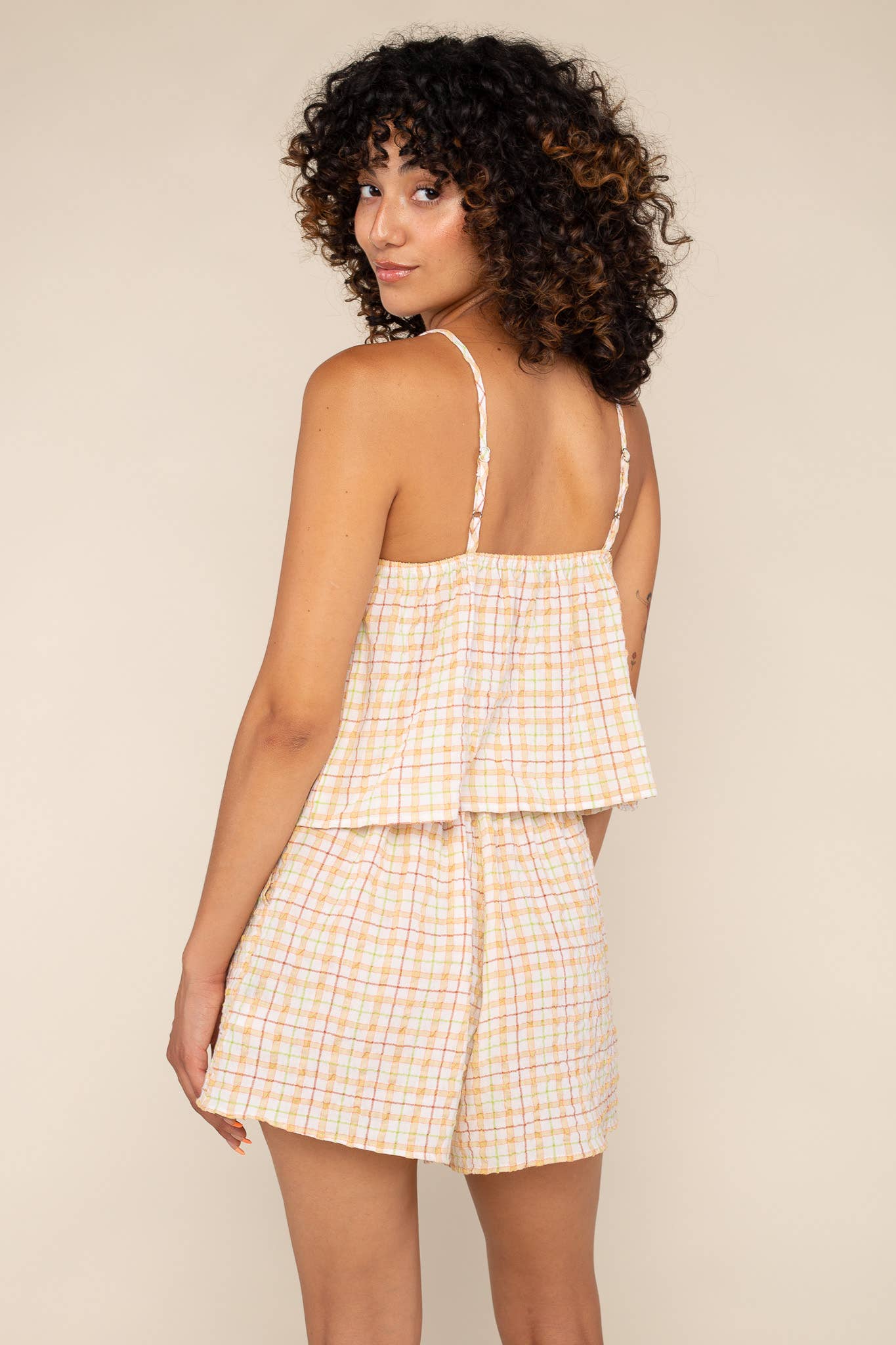 Ivory Yellow Lime Deadstock A-Line Blouse for wholesale on Faire3