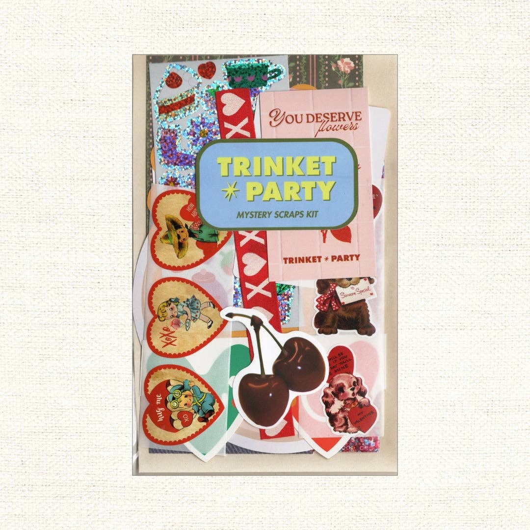 Trinket Party - Wholesale Scrapbooking Kit - Mystery Scraps Kit1