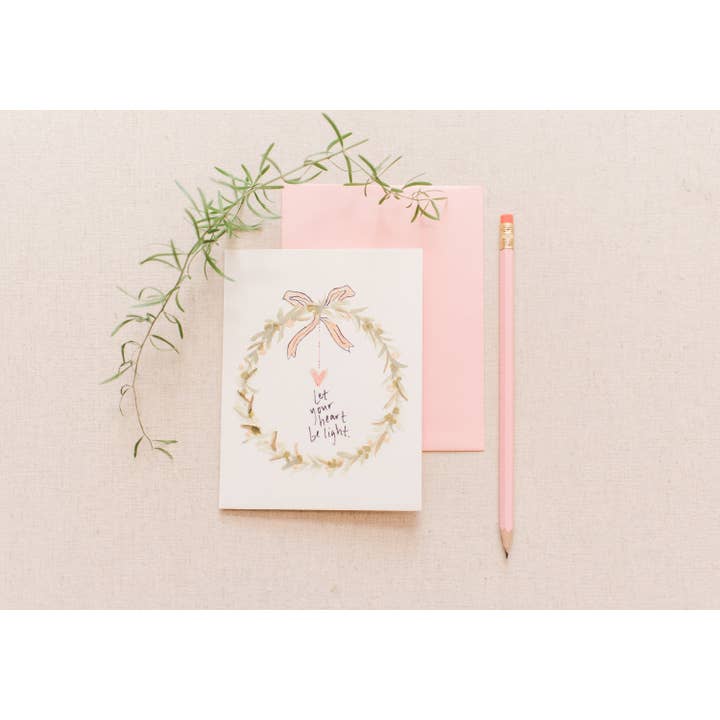 Sweet Julie Marie - Wholesale Christmas Card - Christmas Cards Let Your Heart Be Light Box of 6