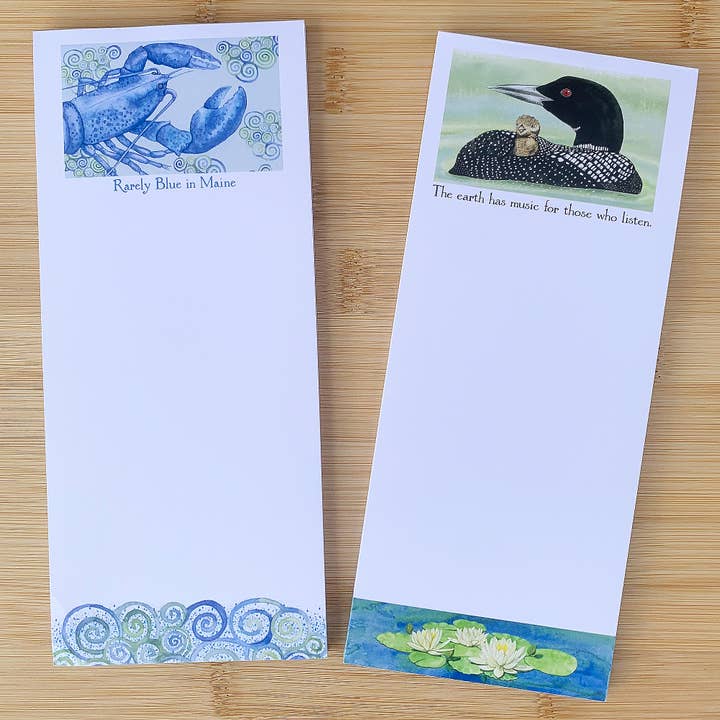 Firefly Sky Design - Wholesale Notepad - Loon & Chick Magnetic Notepad2