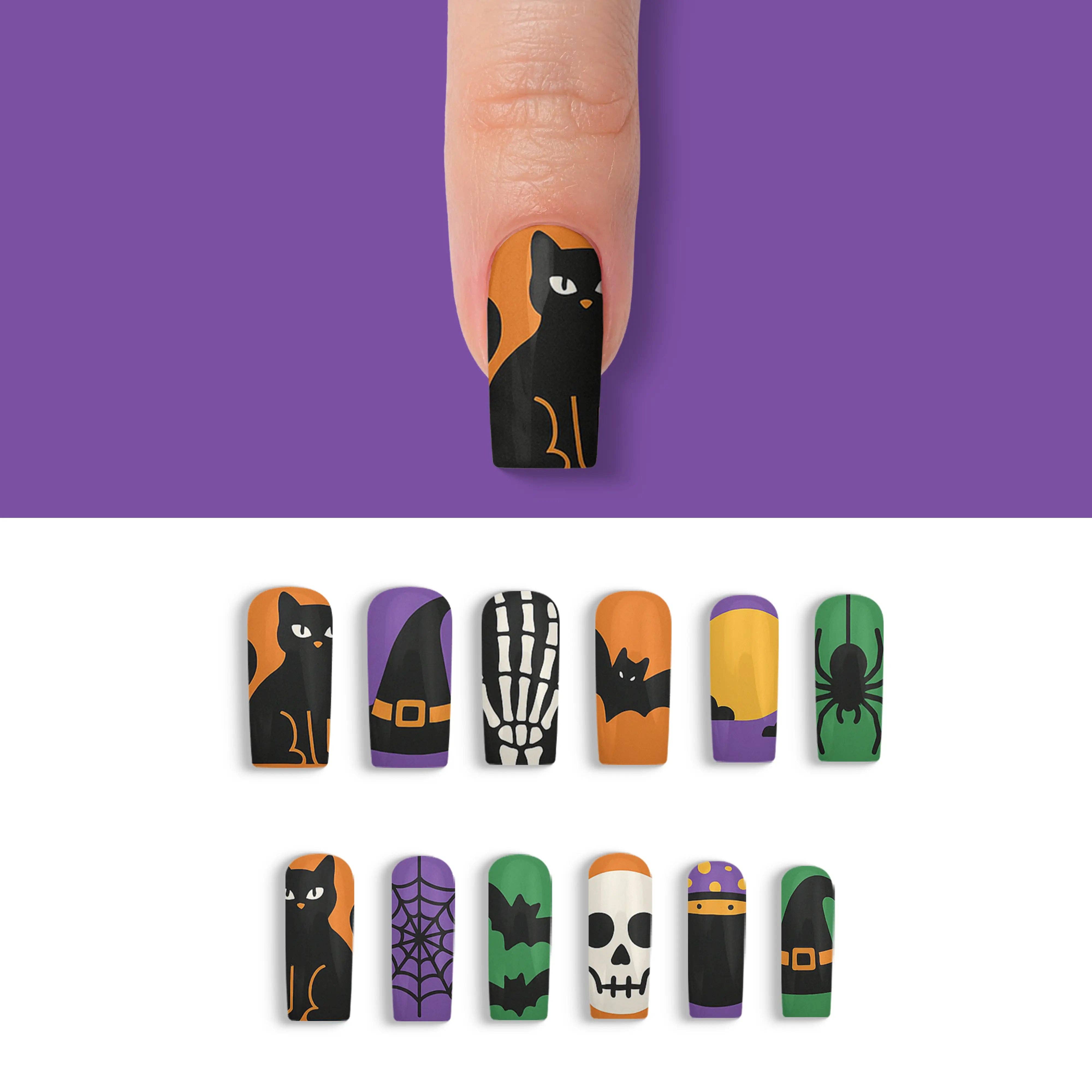 FYNE BODY - Wholesale Press-on/fake nails - Eclipse Enchantment Black Halloween Press-On Nails39