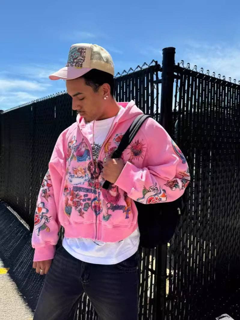 SALINA TRADING INC – wholesale Hoodie – Women's – Retro Gothic Style Letter Printed Hoodie Casual Sweatshirt5