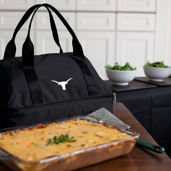 Black Texas Longhorns Potluck Casserole Tote for wholesale on Faire2