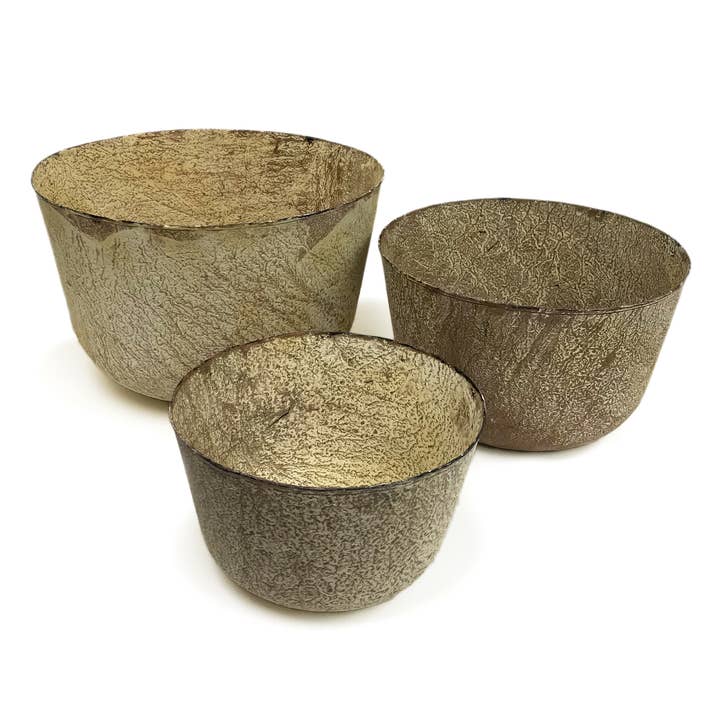 Wilco Home – wholesale Kruka – Uppsättning med 3 runda krukor