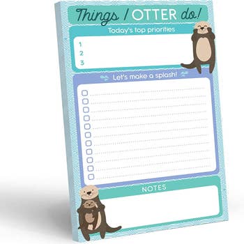 Wholesale 2 To Do List Notepads - Set of Two 50 Sheet 5.5 x 8.5