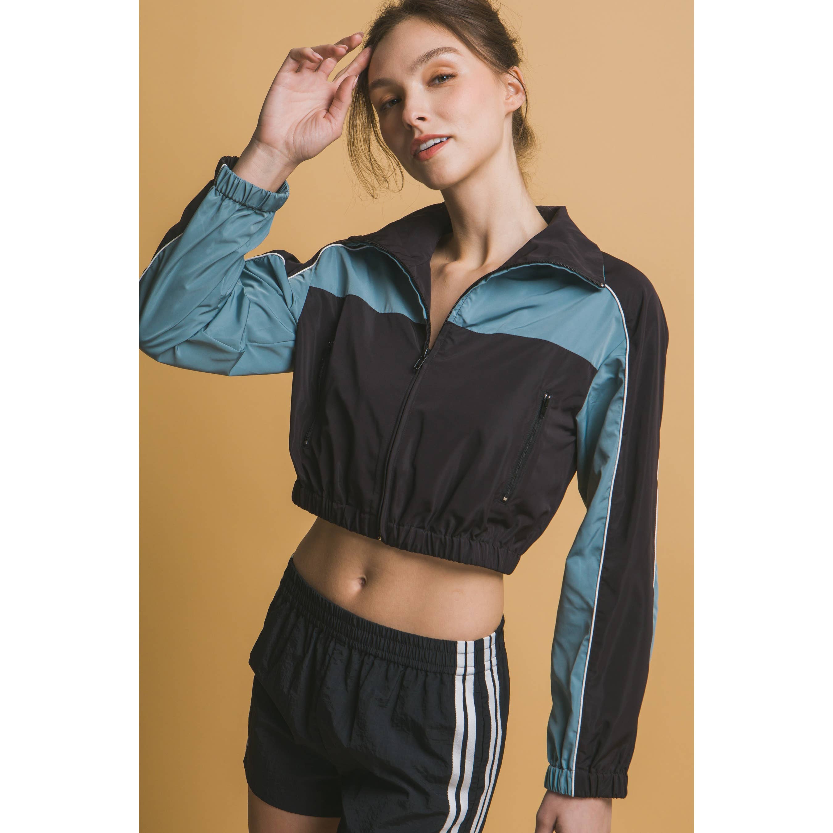 Paperdoll - Wholesale Jacket - Women's - Cropped Windbreaker Jacket9