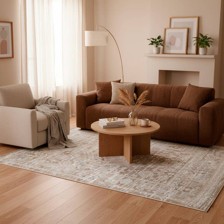 Vintage effect rug for wholesale by Rugura