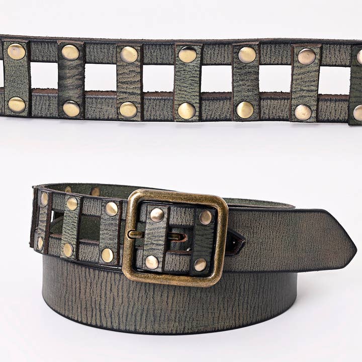 LC-ADBLF199 Genuine American Leather Belt Men and Women for wholesale by LS Western