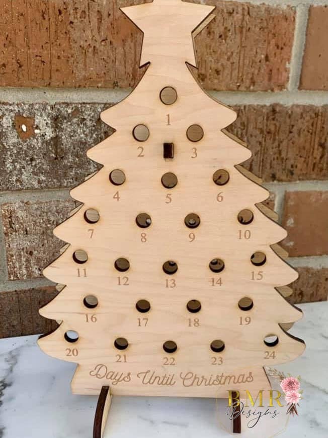 Soporte para piruletas con calendario de adviento para niños para venta al por mayor de BMR Designs