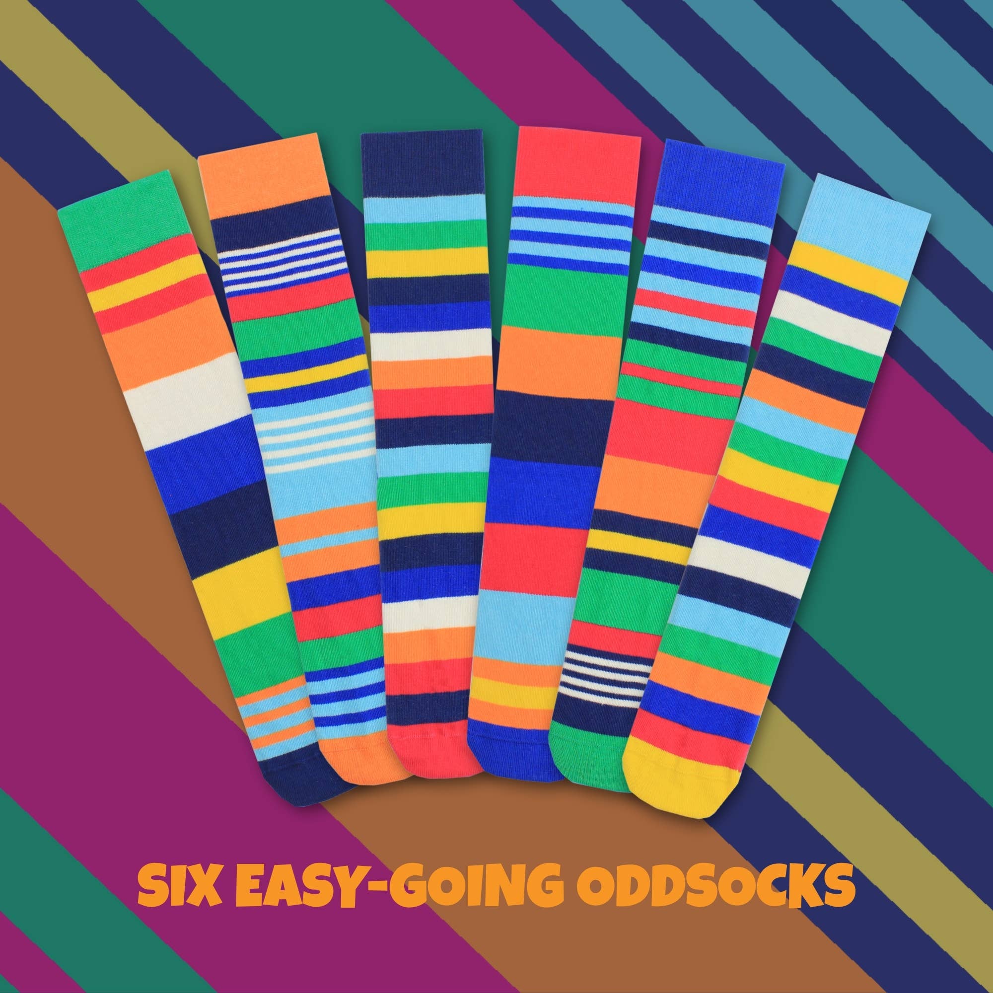 Sock Academy – wholesale Socks – Unisex – SOCK EXCHANGE W/END - 6 ODD SOCKS GIFTBOX | UNITED ODDSOCKS 3