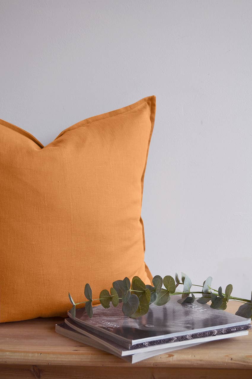 Linen Way Inc. - Wholesale Throw Pillow Cover - Katrina Linen Pillow Cover - Available in 7 Colors5