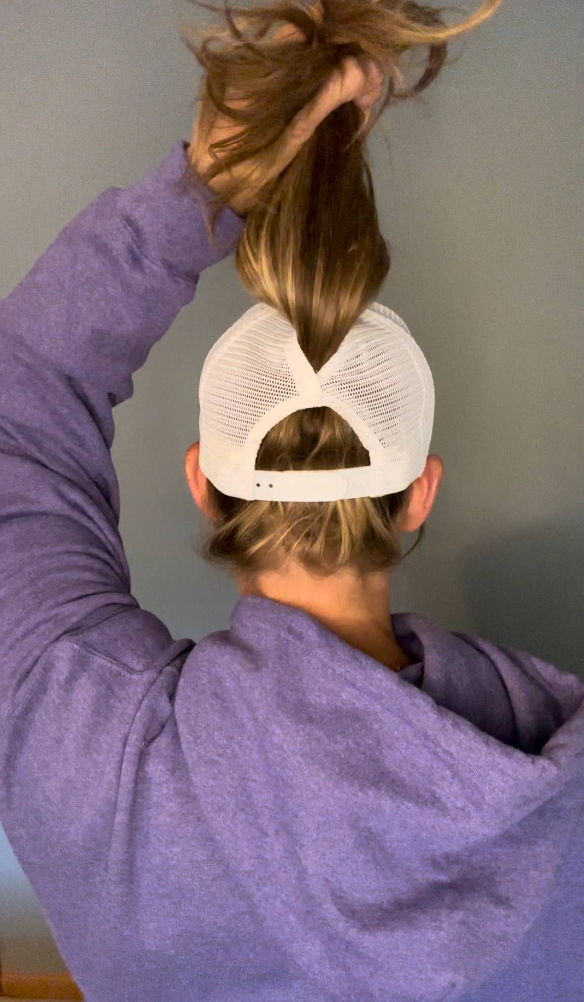 Small Town Clothing Company - Wholesale Ponytail Cap - Women's - Vikings White Leopard Ponytail Hat2