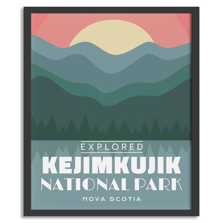 Kejimkujik National Park 'Explored' Poster for wholesale by Canada Untamed