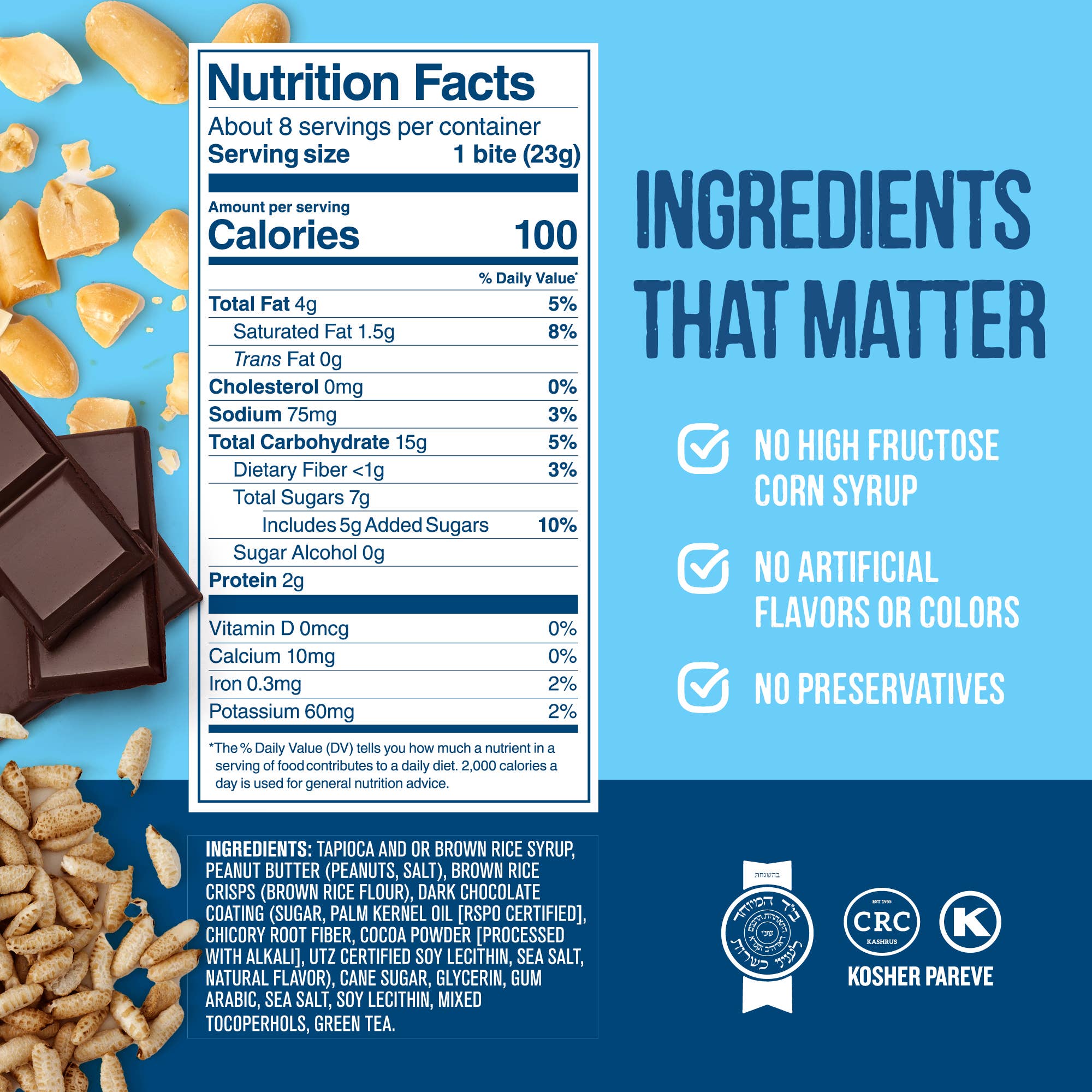 Snackatere – wholesale Chocolate-covered sweets – Peanut Butter Bites -Rice Crispies Treat, Vegan, Kosher Bulk3