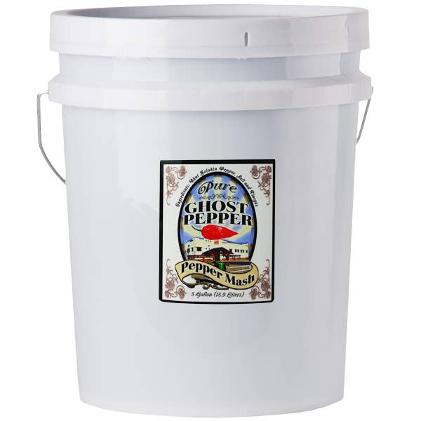 Pure Ghost Pepper Mash Puree – 5 Gallons for wholesale by Southwest Specialty Food