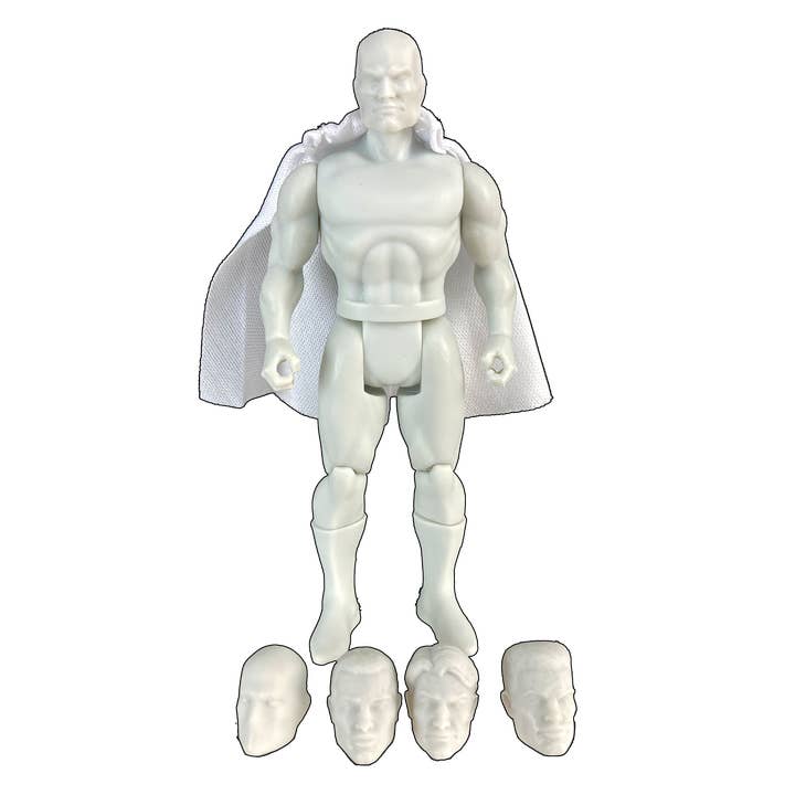 Boss Fight Studio Llc - Wholesale Figurine Toy - Kids - Power Stars Action Figure: Male Blank