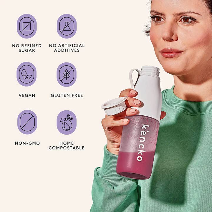 kencko - Wholesale Powdered Health Drink - Purples Organic Fruit & Veggie Smoothie Mix (4 smoothies)4