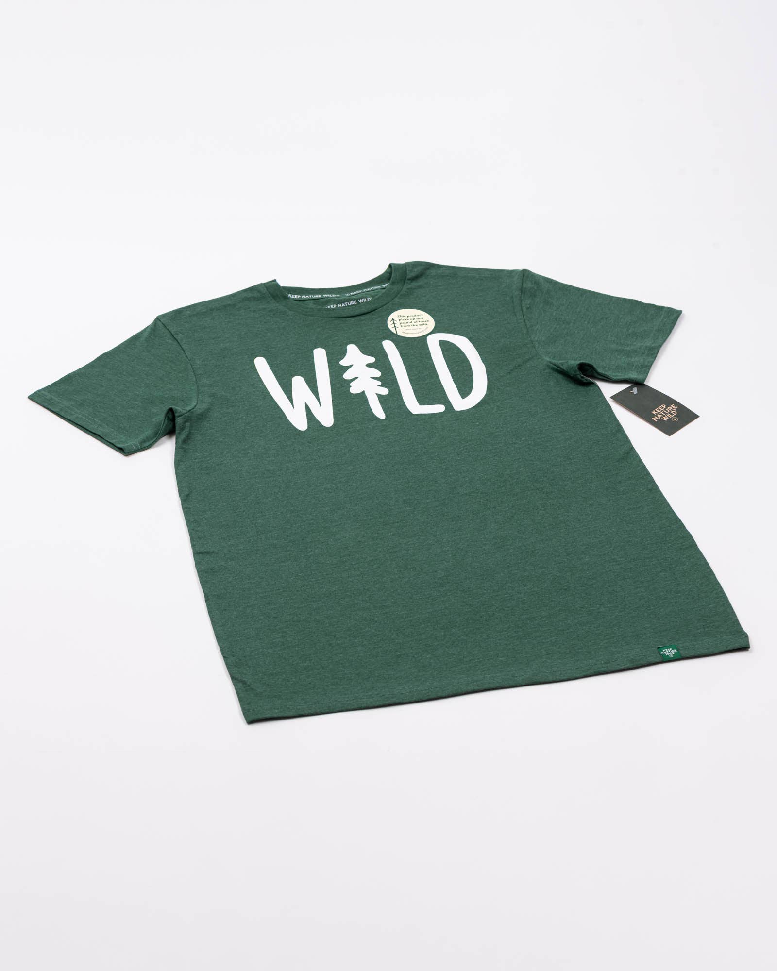 Keep Nature Wild - Wholesale Screen Printed T-Shirt - Unisex - Wild Pine Unisex Tee | Heather Forest10