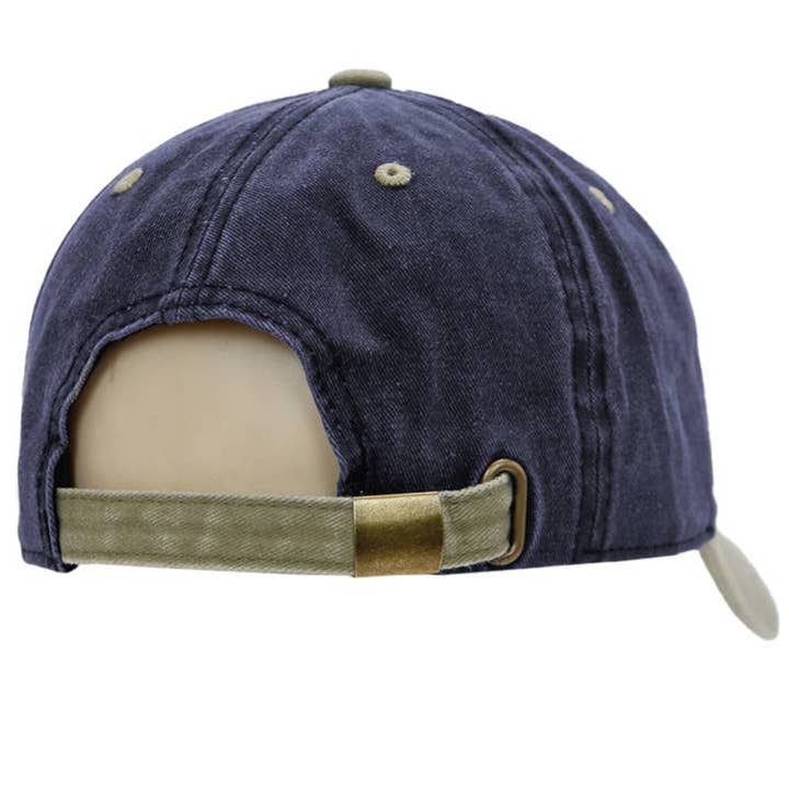 Cap Zone - Wholesale Baseball Cap - Unisex - Two Tone Garment Dye Unstructured Cotton Cap11