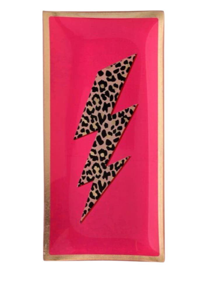 Leopard ECLAIR catchall for wholesale by Les Vilaines Filles