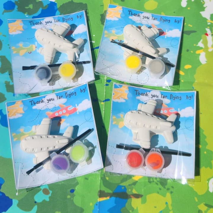 Snazzy Crayons - Wholesale Party gift - Airplane Paint Kits l Kids Art l Airplane Party Favors 0