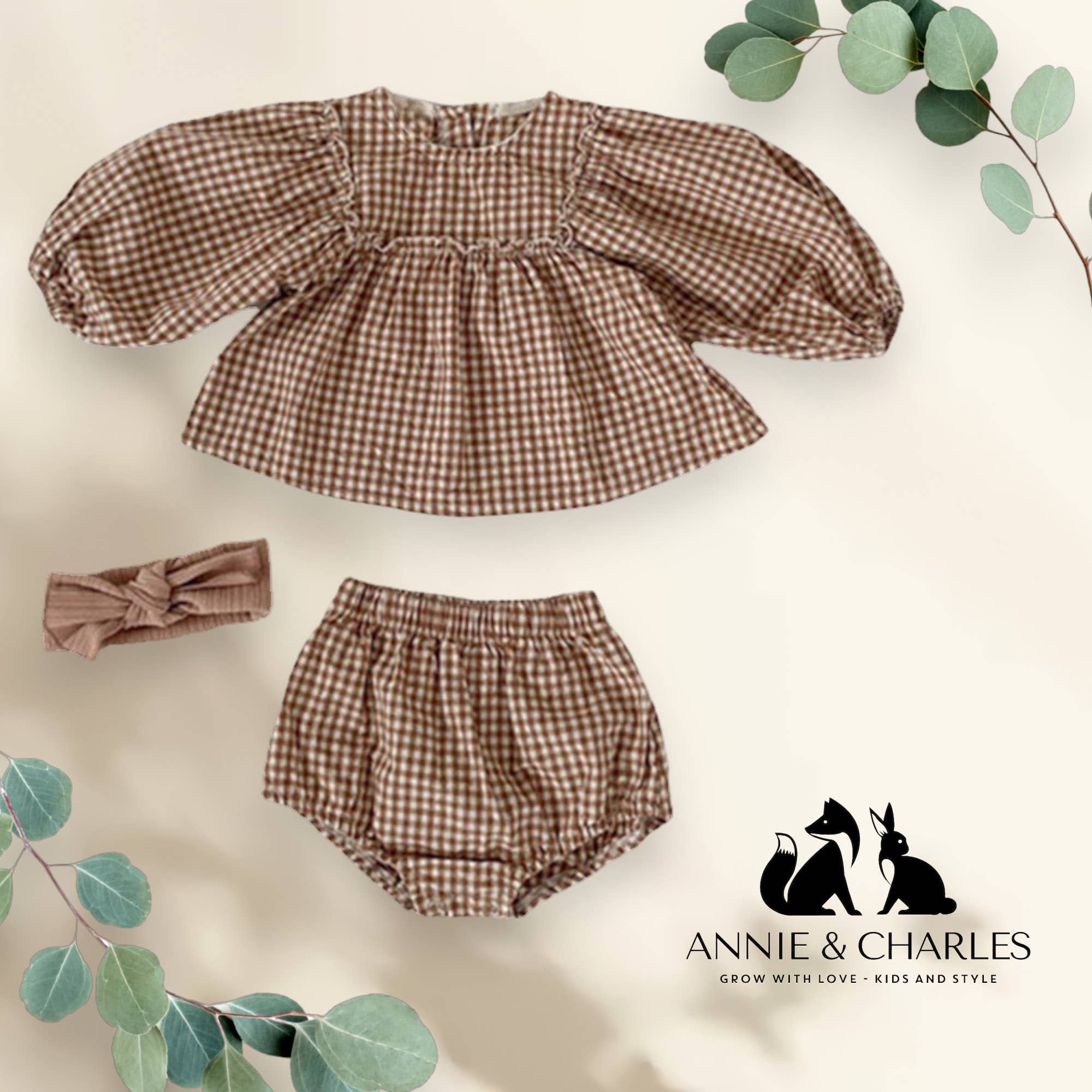 Annie & Charles - Wholesale Clothing Set - Baby - Annie & Charles® dress with panty set0