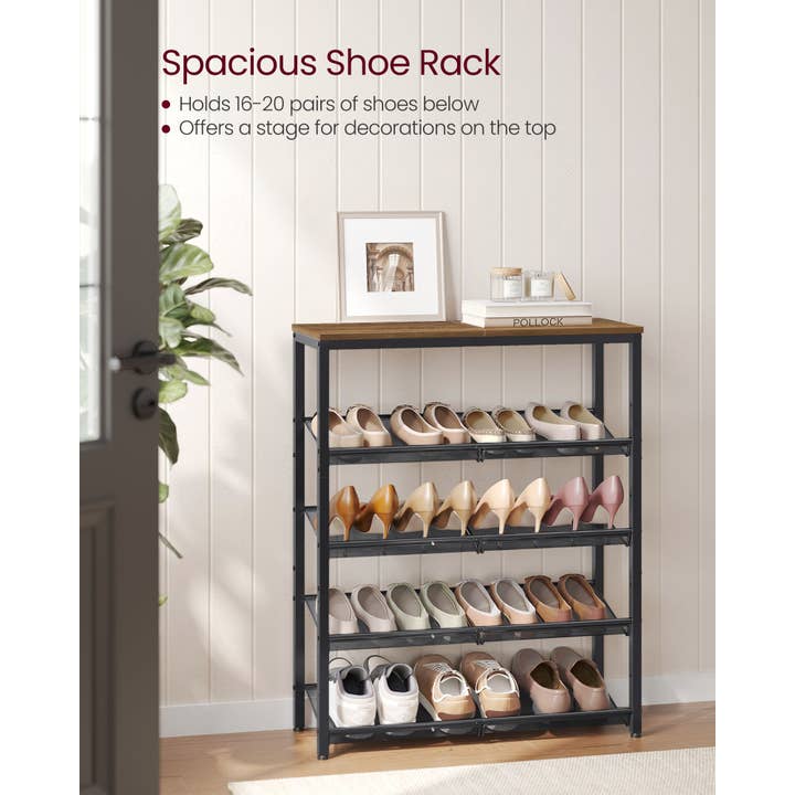 5-Tier Shoe Rack for Entryway- for wholesale by Greenwestons