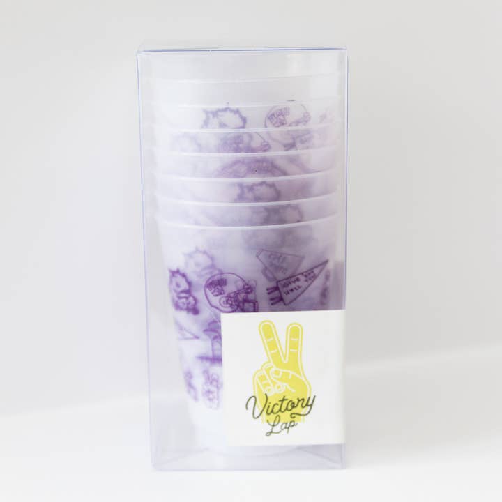 Victory Lap - Wholesale Disposable Cup - TCU Shatterproof Cups - Set of 8