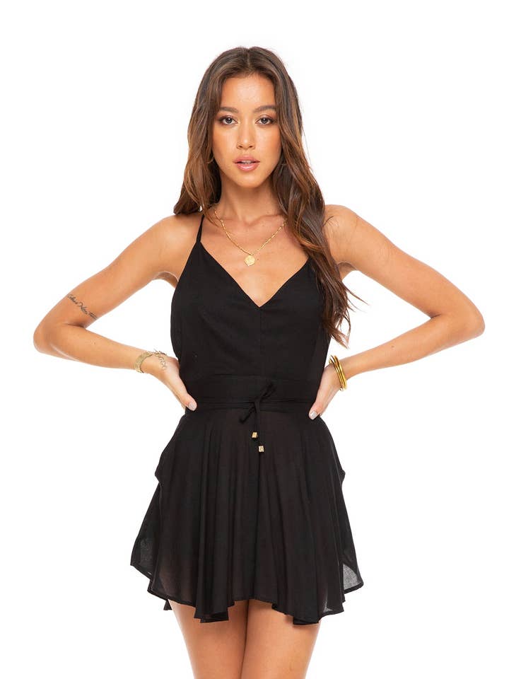 GAIA PLAYSUIT - SCHWARZ für den Großhandel von stellar-dust