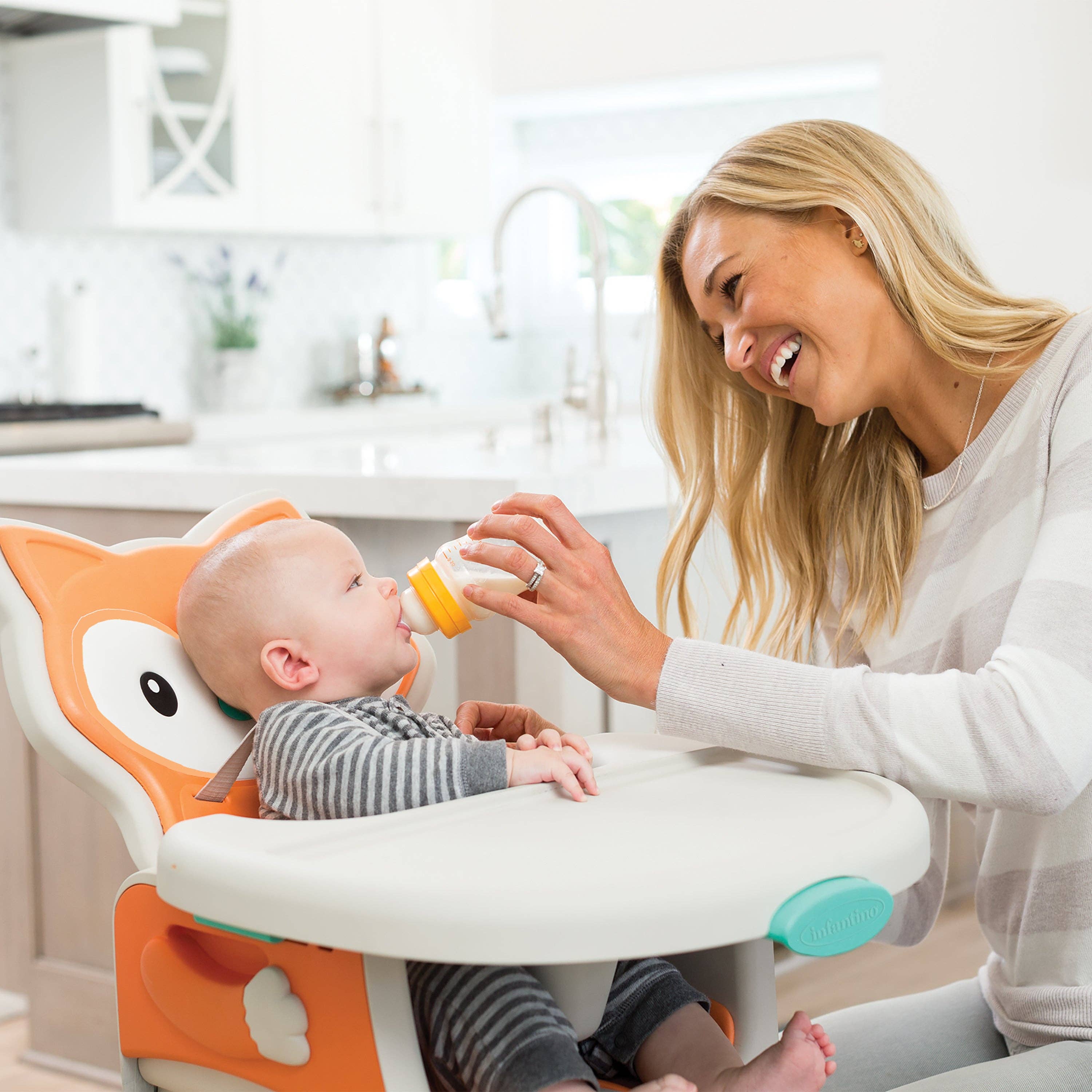 Infantino - Wholesale Highchair - Baby - Grow-With-Me 4-in-1 Convertible High Chair - Fox9