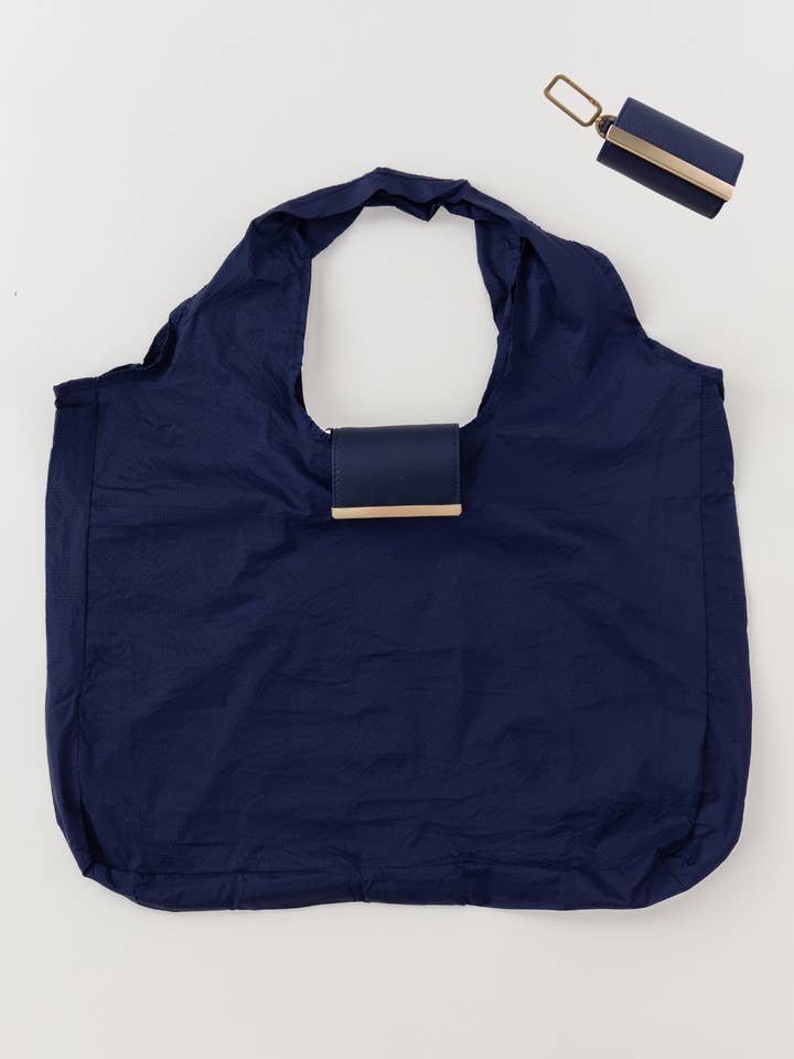 keote - keychain tote - navy for wholesale by k e o t e