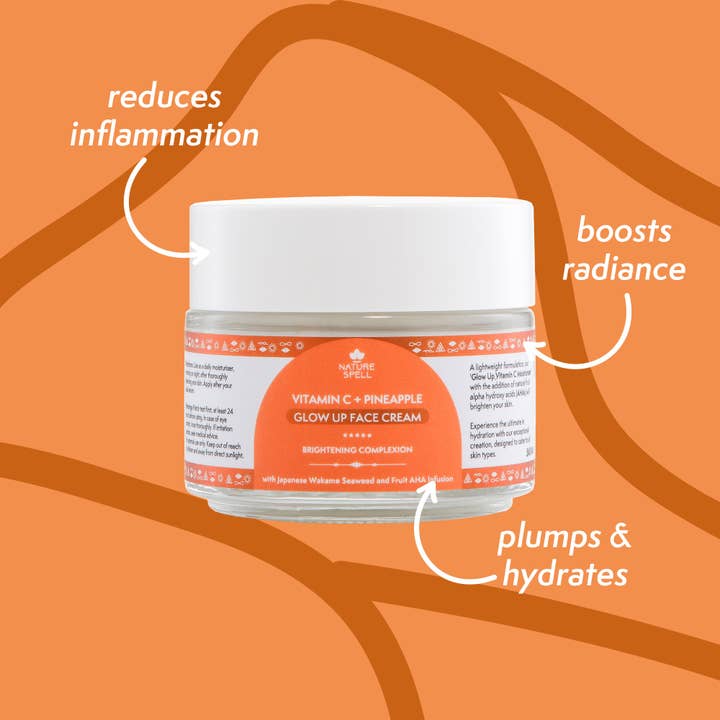 Nature Spell – wholesale Facial moisturiser – Nature Spell Vitamin C Glow Up Face Moisturiser2